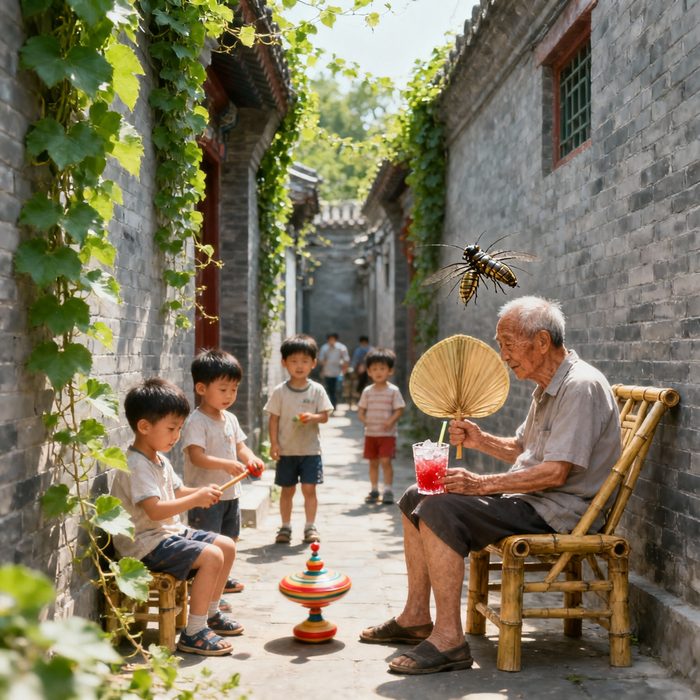 北京胡同夏天生活