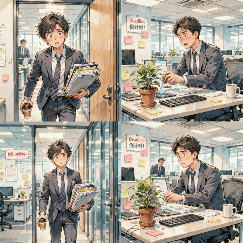 漫画第1格